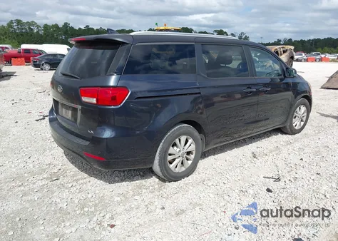 2015 Kia Sedona Lx из США, поврежденный, VIN KNDMB5C10F6039688